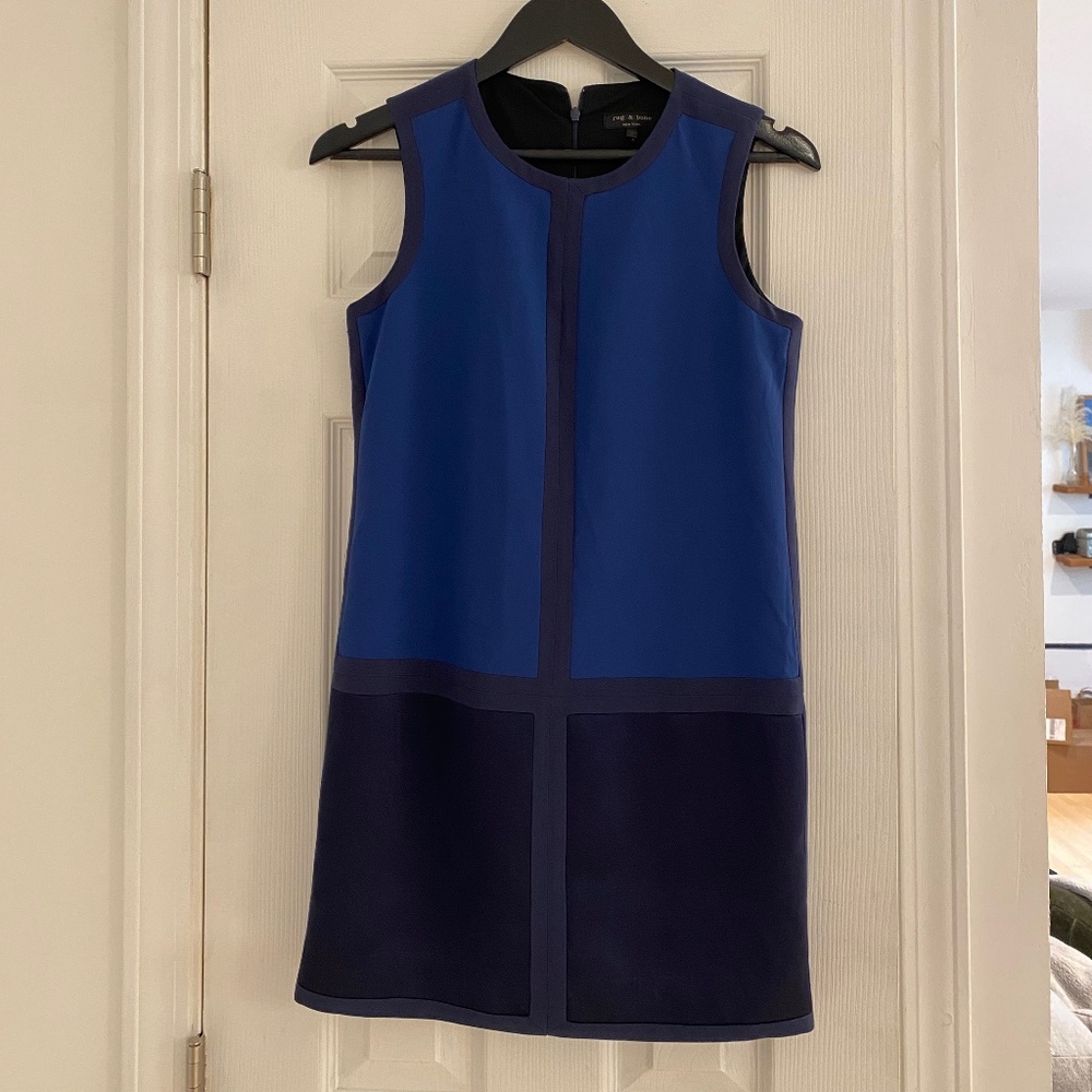Rag & Bone - Sleeveless Colorblock Dress - Size 0